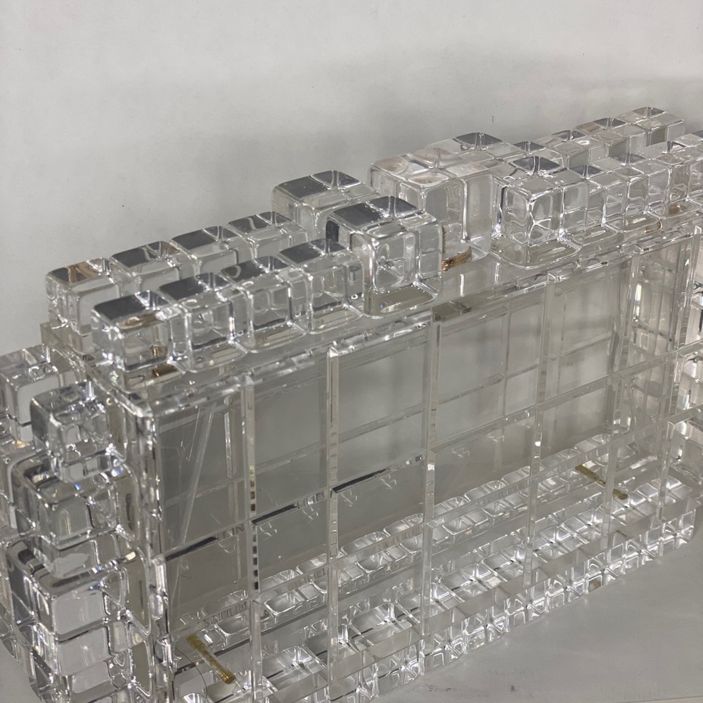 Clear acrylic clutch